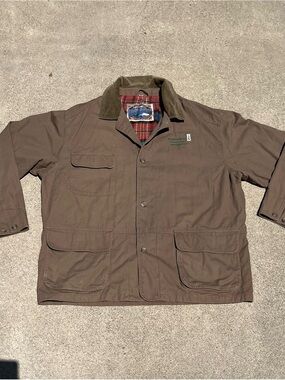 Brown Canvas Monsanto Field Jacket
